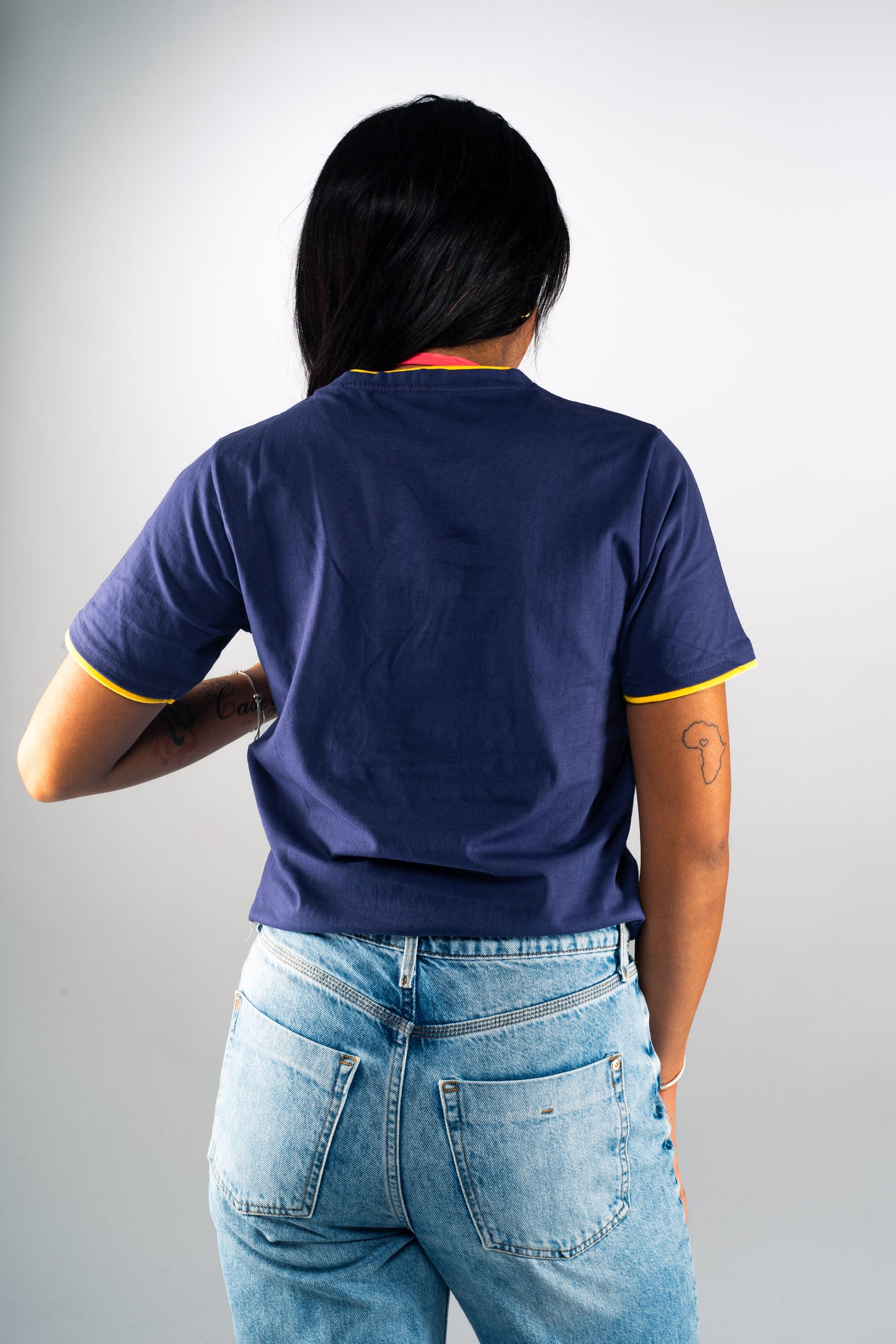 Women's Purple & Yellow First Edition T