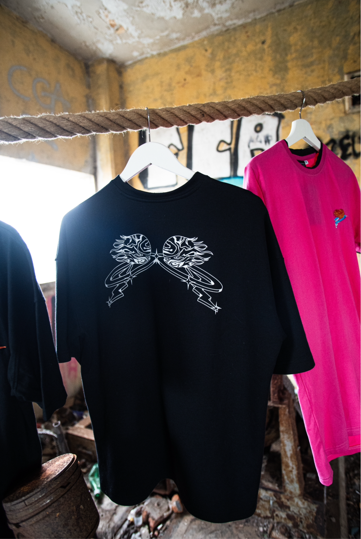 Heavy 260GSM Cotton Back Printed Double Logo