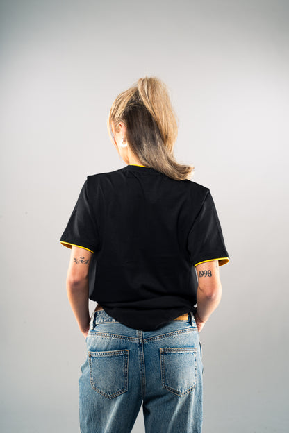 Women's Black & Yellow First Edition T